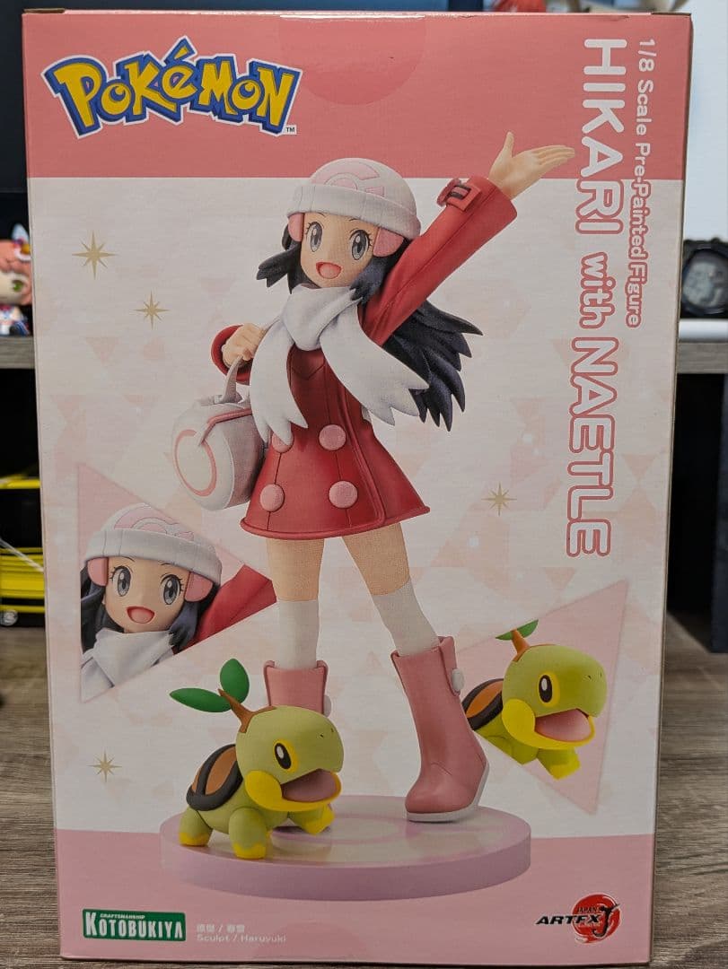 KOTOBUKIYA　ポケットモンスター　ヒカリwithナエトル　フィギュア