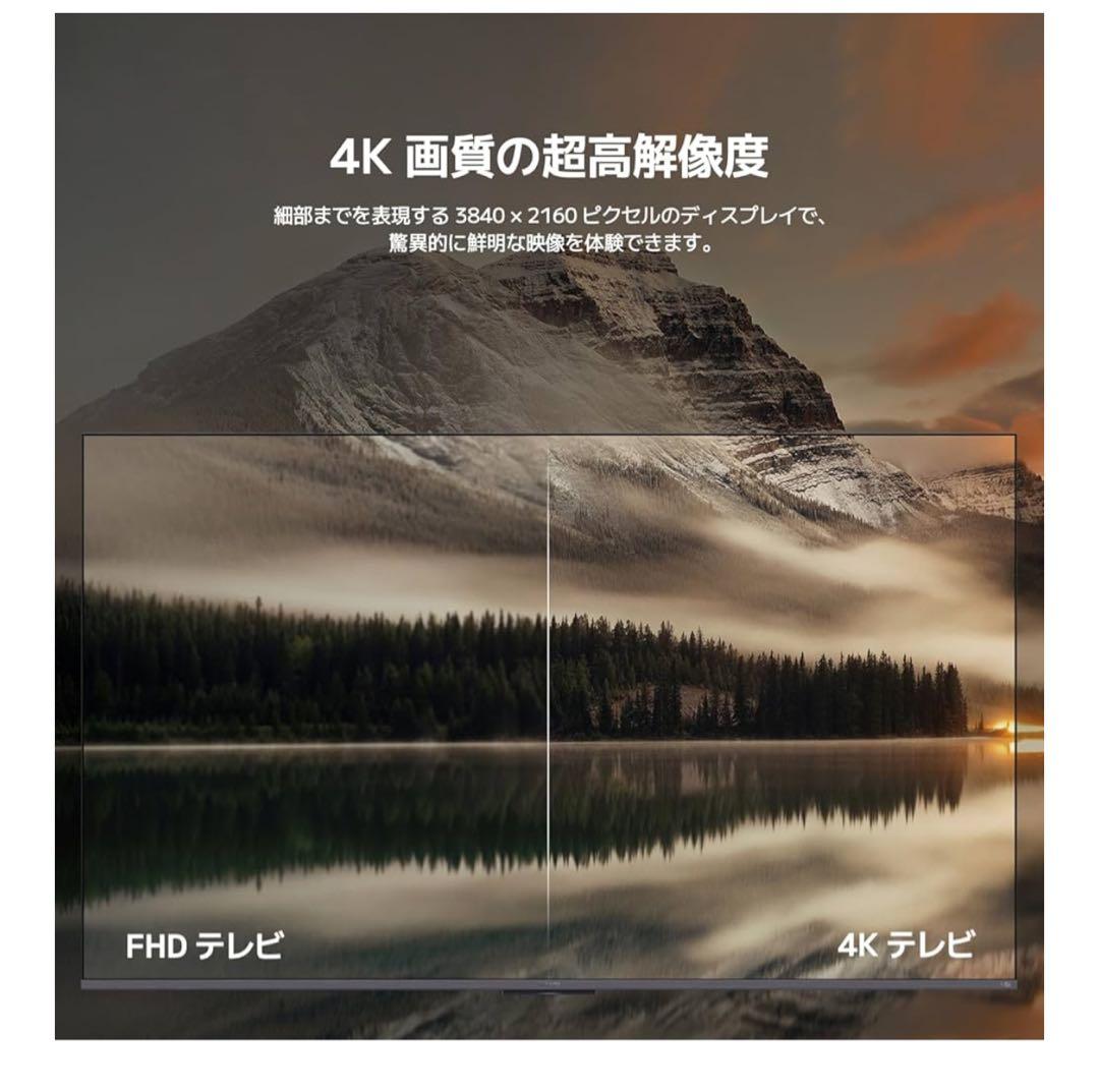 シャオミ(Xiaomi) チューナーレステレビ 55インチ Google TV