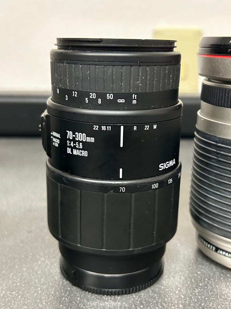 SONY α100 デジタル一眼レフカメラ　レンズ4個セット