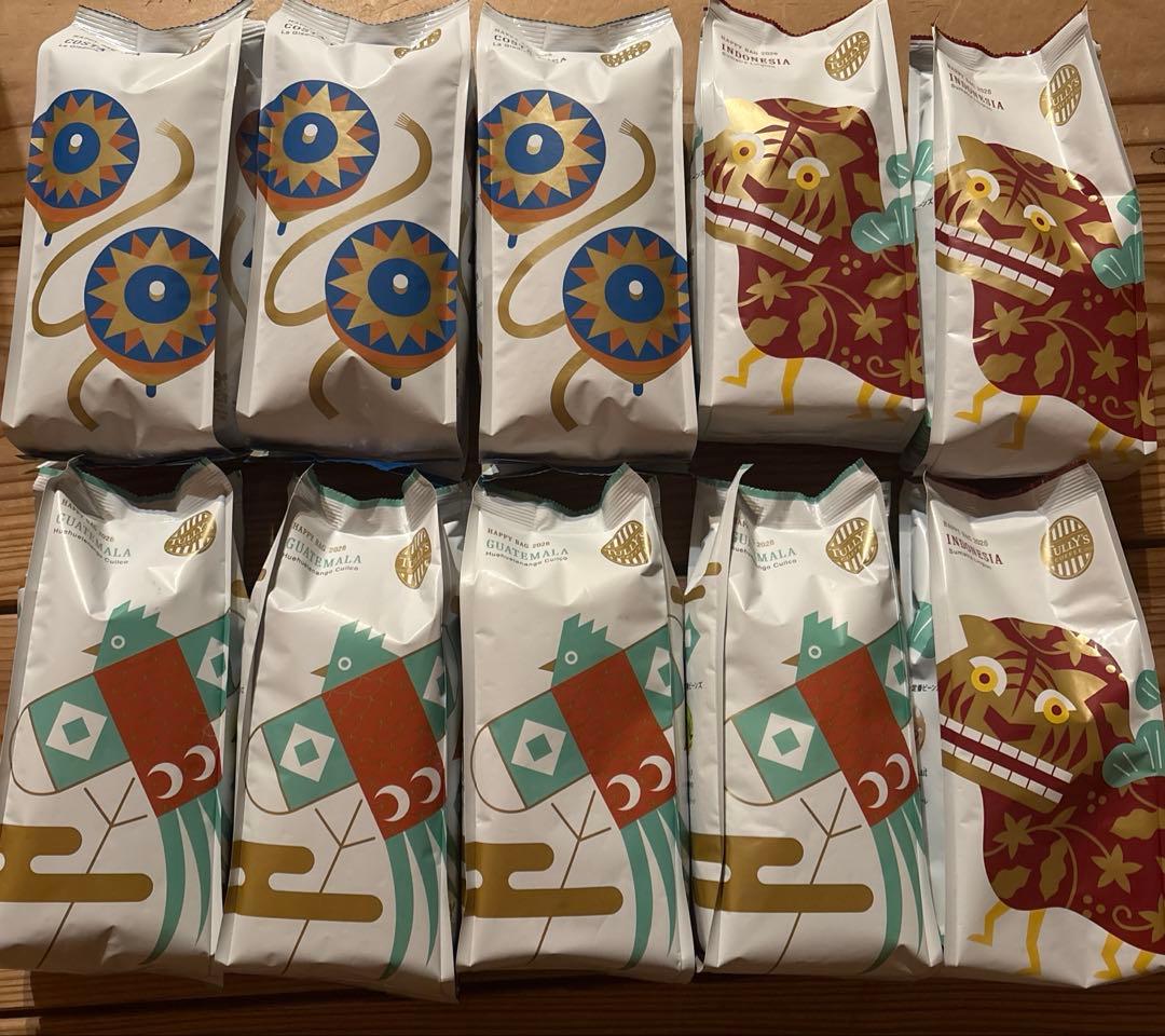 【未開封】タリーズ　コーヒー　2026 福袋 コーヒー豆　のみ10点　セット