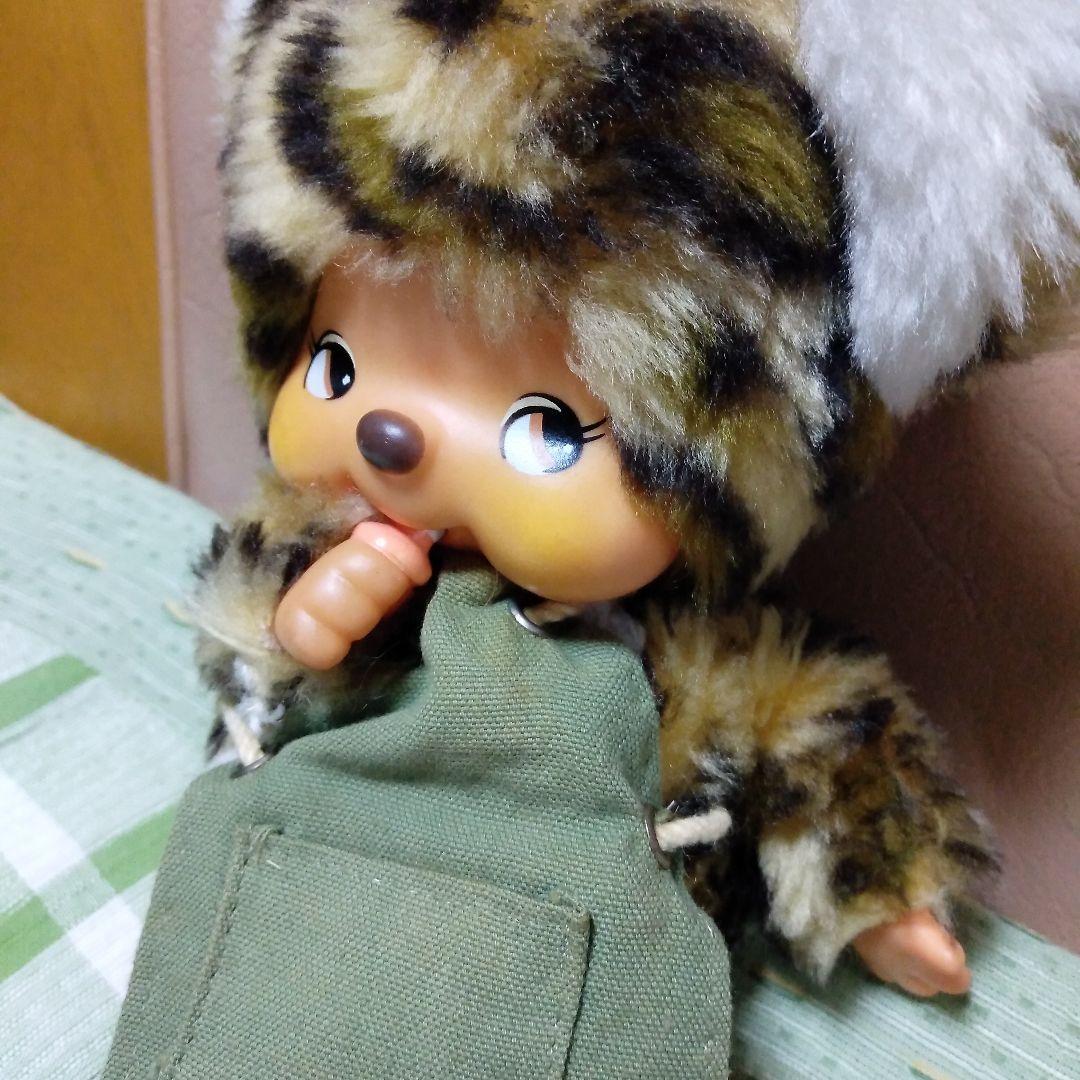 モンチッチ★ヒョウ柄★ぬいぐるみ★レインボー★セキグチ製