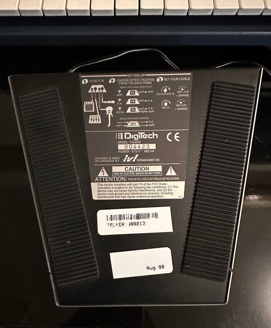 【美品】Digitech TALKER ボコーダー　トーキングマシン