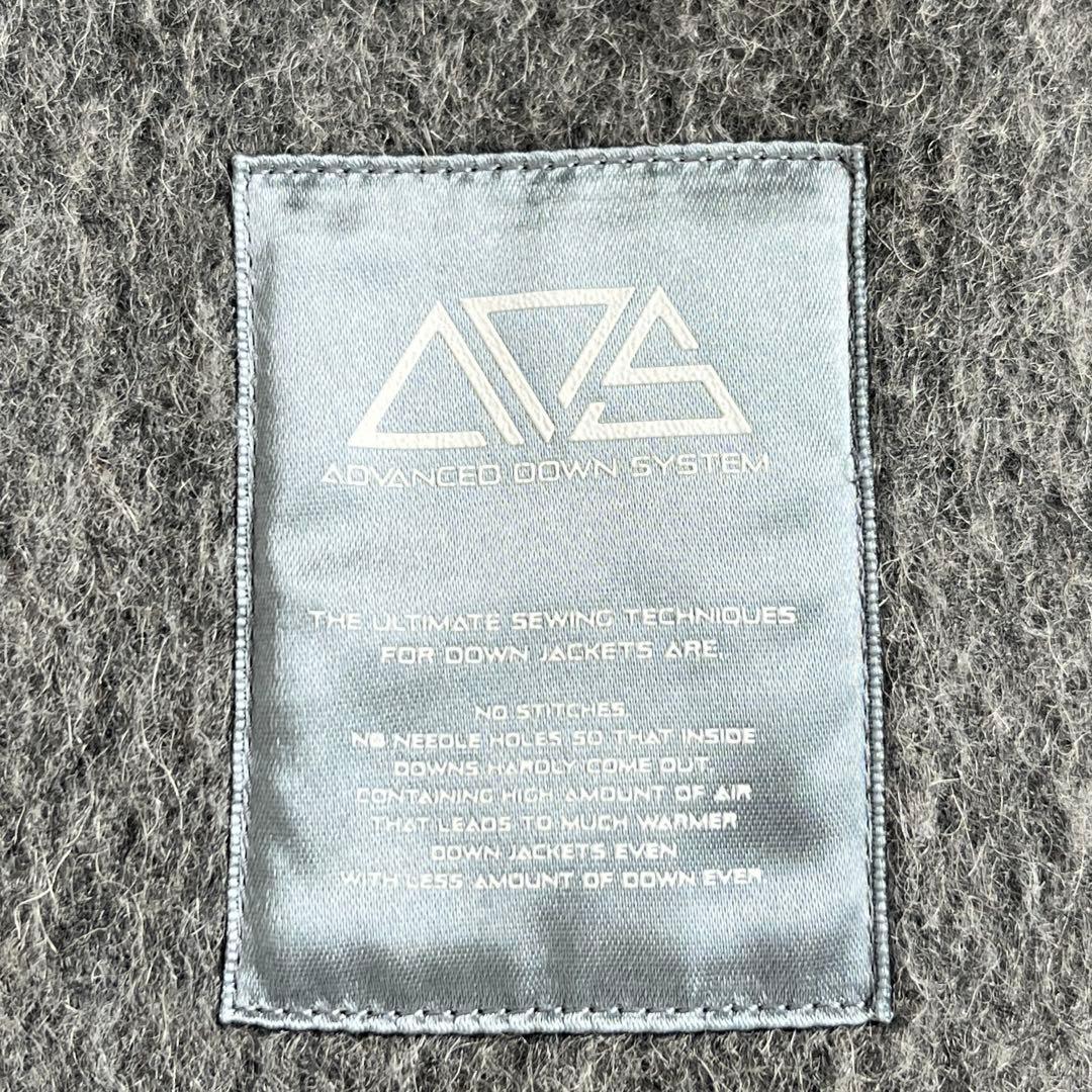 美品☆ ICB チェスターダウンコート　アルパカ混　グレー　M〜Lサイズ