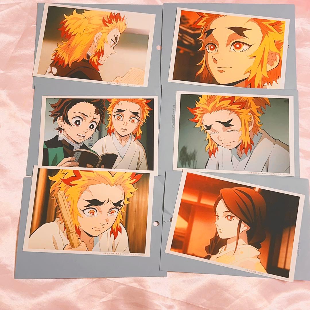 鬼滅の刃　遊郭編　場面写ブロマイド　煉獄杏寿郎　千寿郎　瑠火　竈門炭治郎