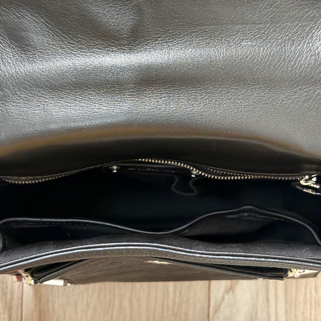 DIESEL レザーショルダーバッグ