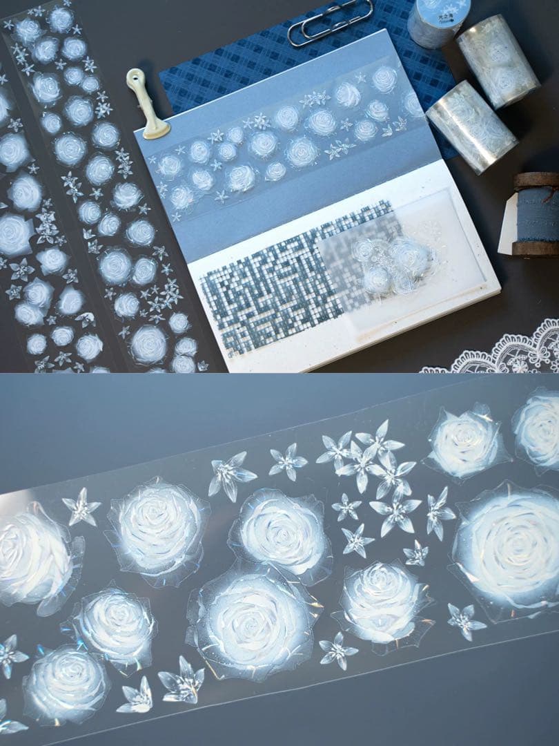 Hoshi奶芙《光之海》海外マスキングテープ　マステ 【2675】