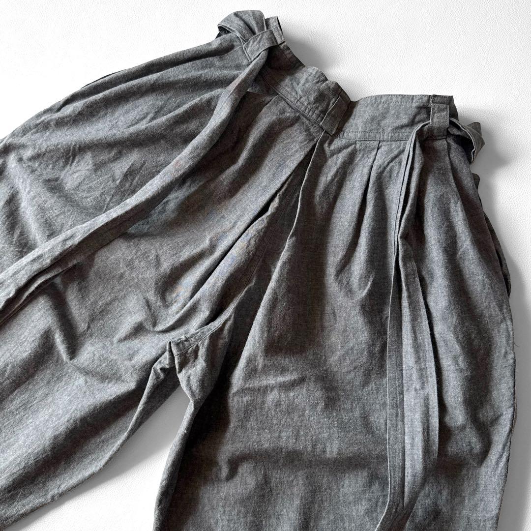 プランテーション イッセイミヤケ タック バルーン コットン パンツ アーカイブ