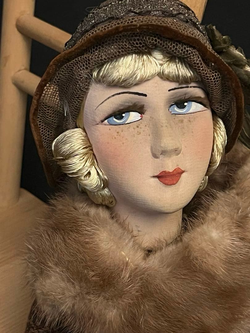 ブドワールドール　アンティークドール サロンドール　アールデコ　入手困難