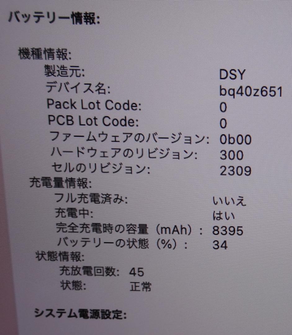 充放45回/MacBook Pro16 Ci9-2.4G/32G/1TB/超美品