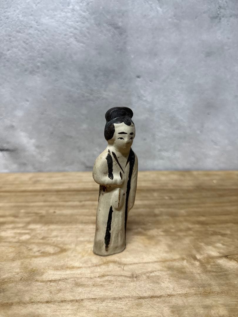 中国美術　人物像　磁州窯　骨董品　貴重　希少