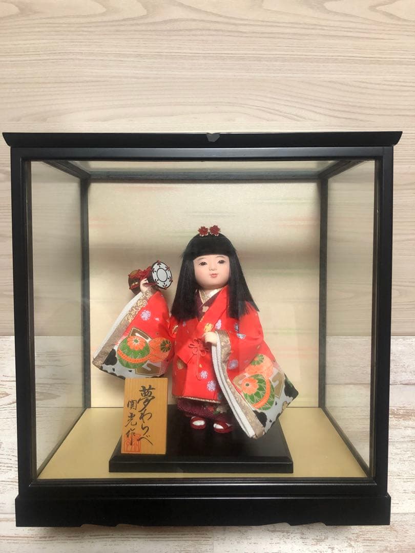 美品 日本人形 関光 夢わらべ 女の子 節句 日本 JAPAN コレクション 桜