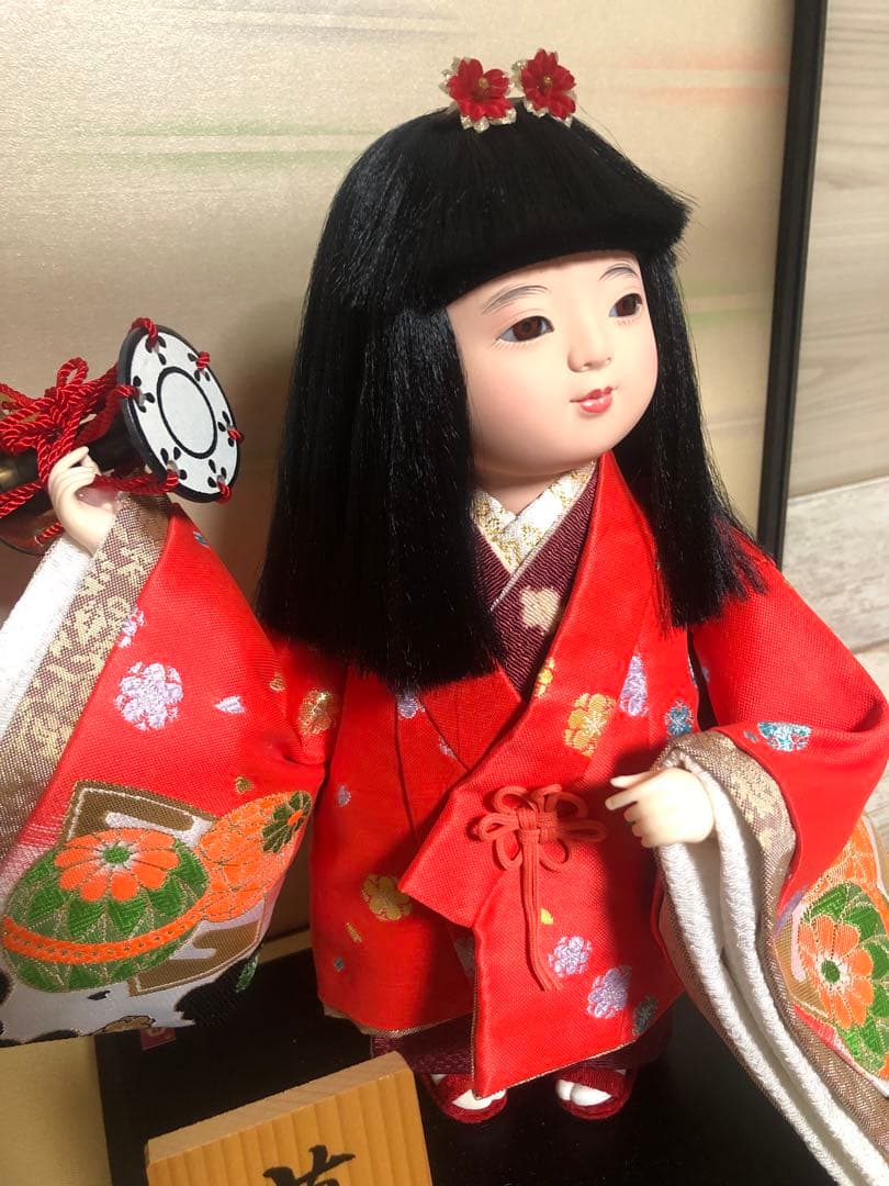 美品 日本人形 関光 夢わらべ 女の子 節句 日本 JAPAN コレクション 桜