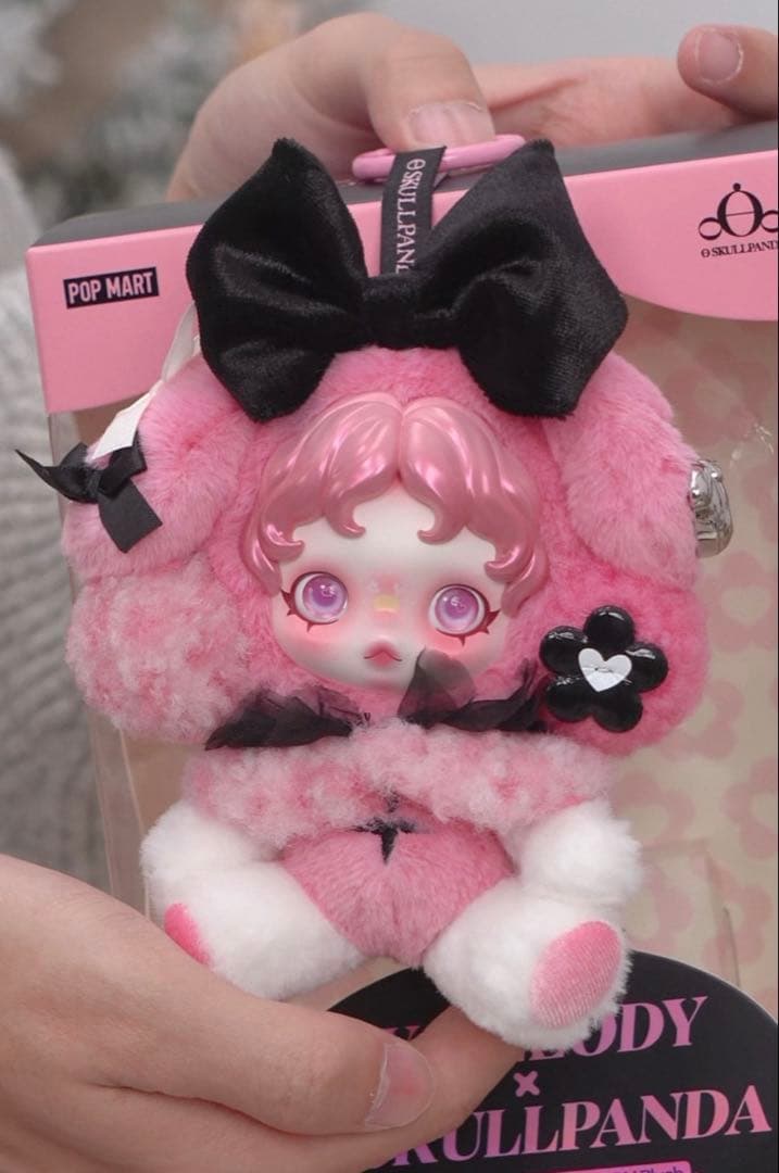 【現品】My Melody × Skullpanda ぬいぐるみ