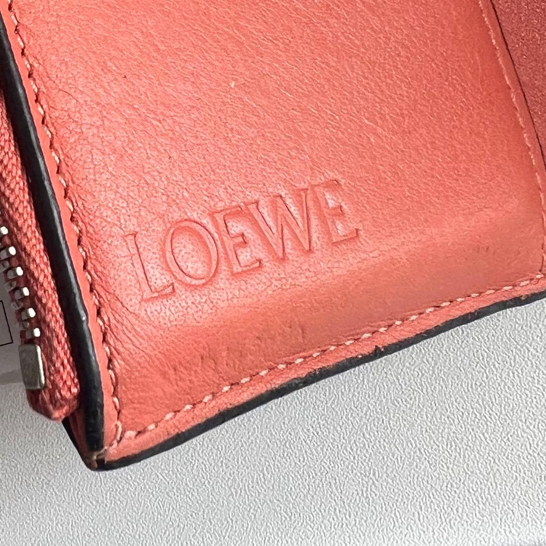 399 美品 LOEWE ロエベ 3つ折り財布