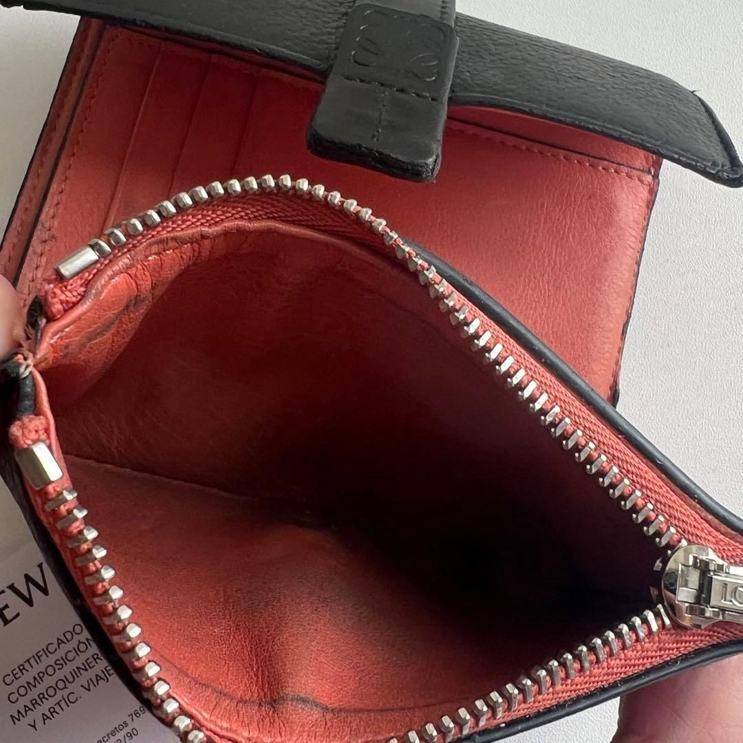 399 美品 LOEWE ロエベ 3つ折り財布