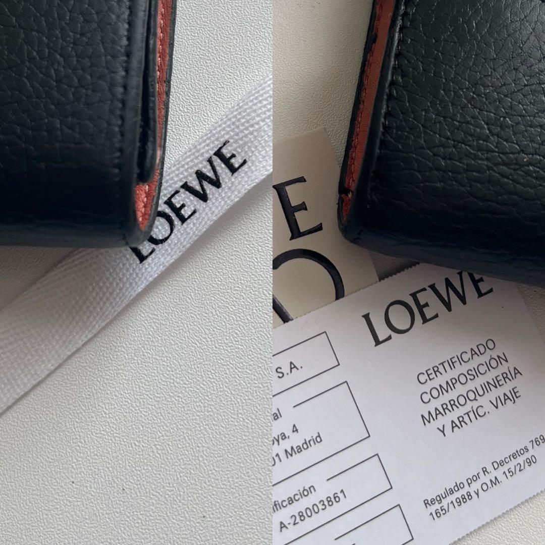 399 美品 LOEWE ロエベ 3つ折り財布