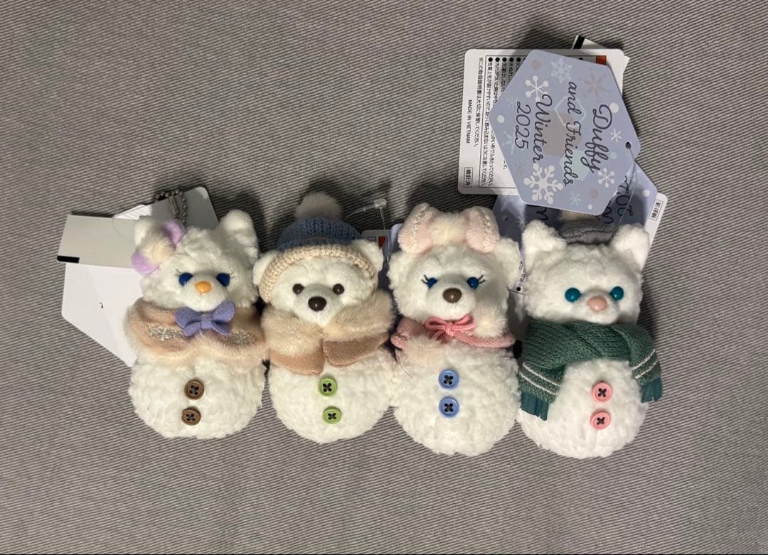 ダッフィー ぬいぐるみチャーム セット