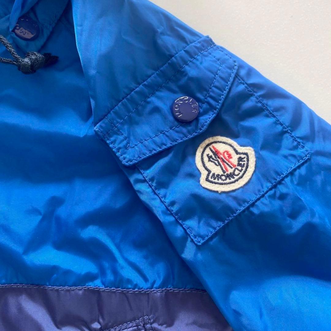 美品 MONCLER ナイロン パーカー 男の子 フード 6/9m
