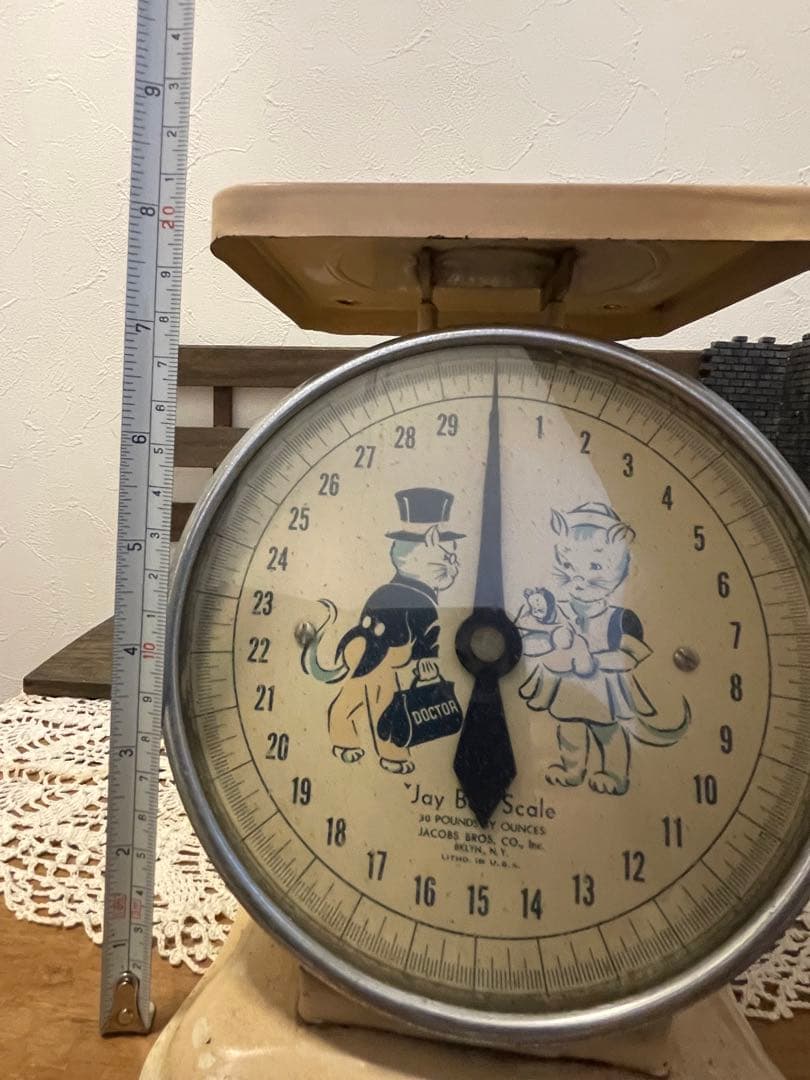 アンティーク　ヴィンテージ　ベビースケール　ベビーアニマル