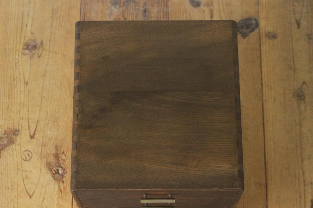 レトロ 卓上小引き出し 抽斗 5杯 収納 小物入れ レターケース B5 木製