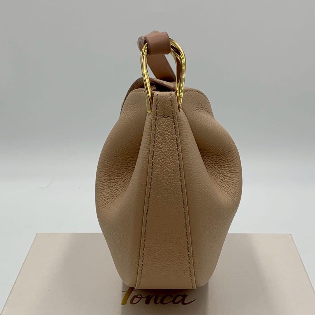 極美品 廃盤完売品 ポレーヌ トンカ 希少色 ショルダーバッグ バゲットバッグ