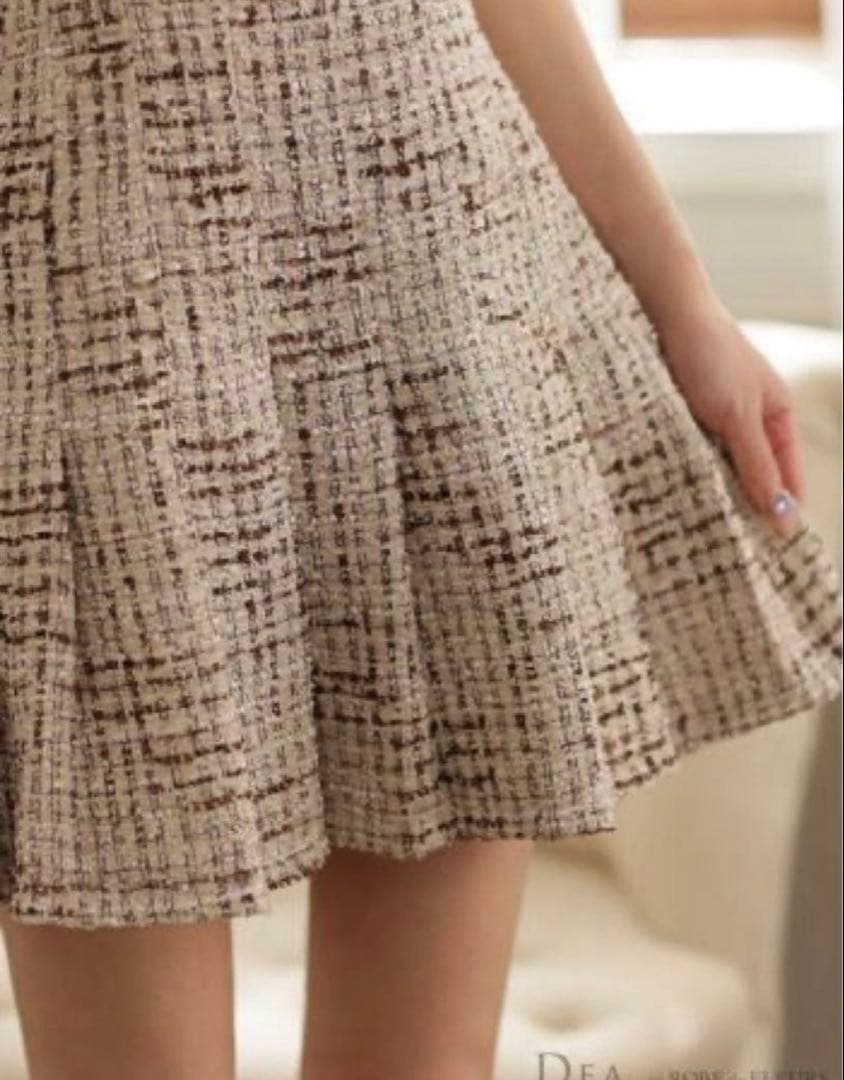 k*i様 【DEA.by ROBE de FLEURS】ツイードタイトミニ キャ