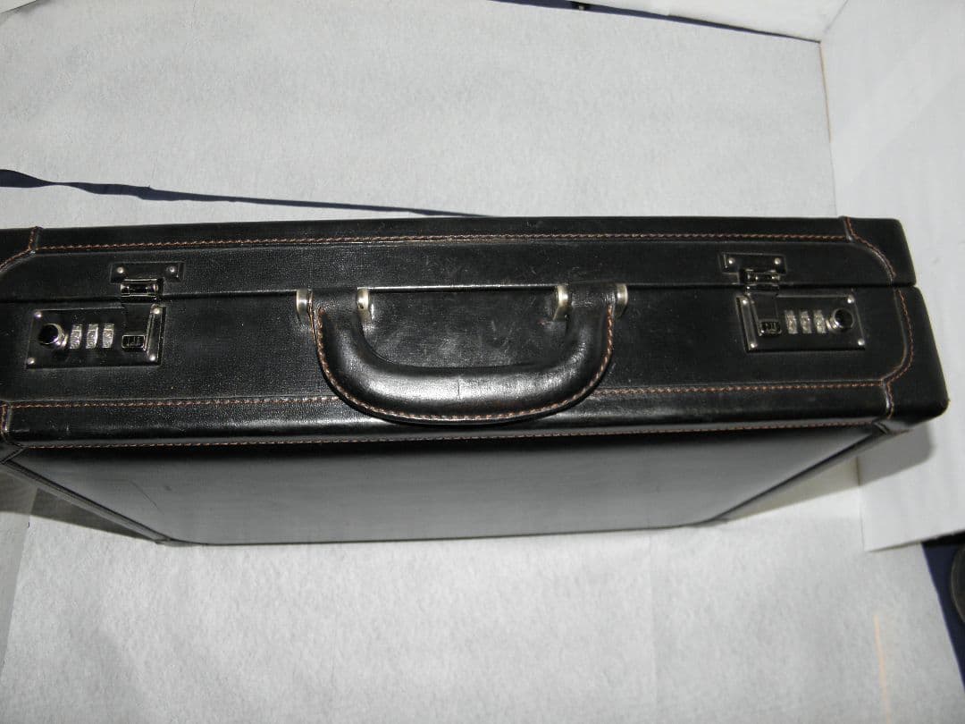 dunhill ダンヒル アタッシュケース ダイヤルロック レザー 黒