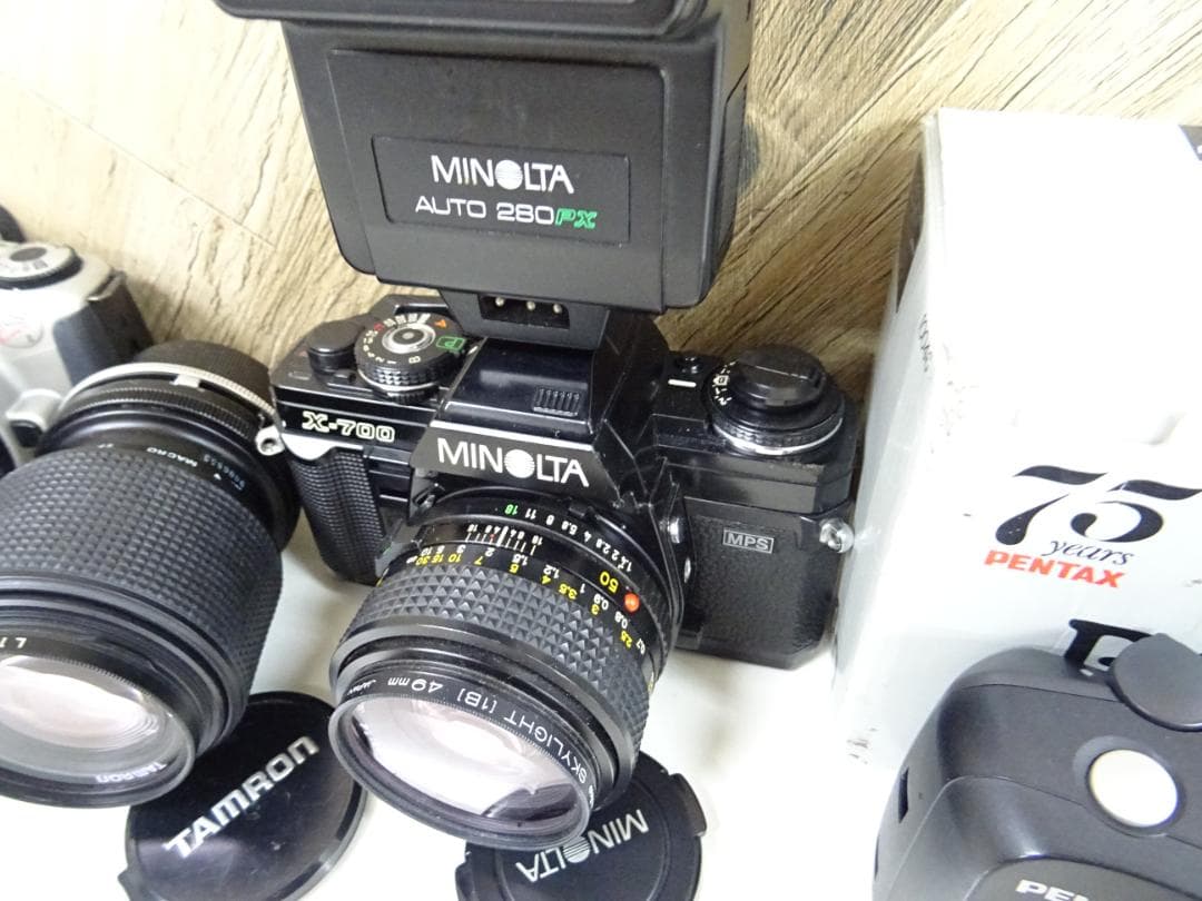 田*中様 藤008 カメラ 3点 まとめ売り キャノン ミノルタ ペンタックス