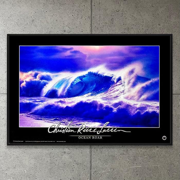 額装品/オーシャン ロアー/クリスチャン ラッセン/アート/ポスター/インテリア