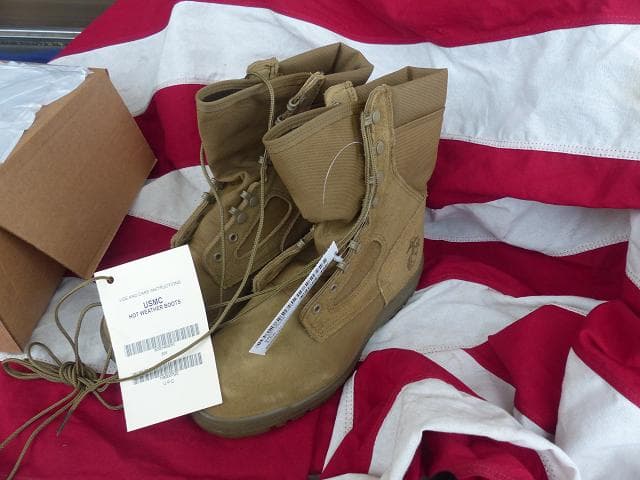 米軍実物　USMC コヨーテコンバットブーツ　8W　HW　McRae　358