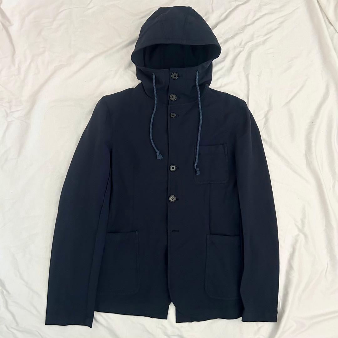 COMME des GARCONS ポリエステル 製品染め フードジャケット