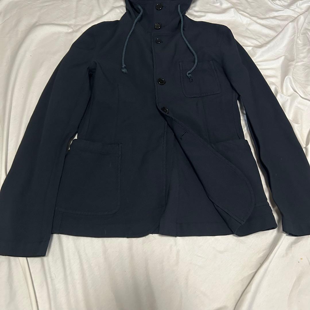 COMME des GARCONS ポリエステル 製品染め フードジャケット