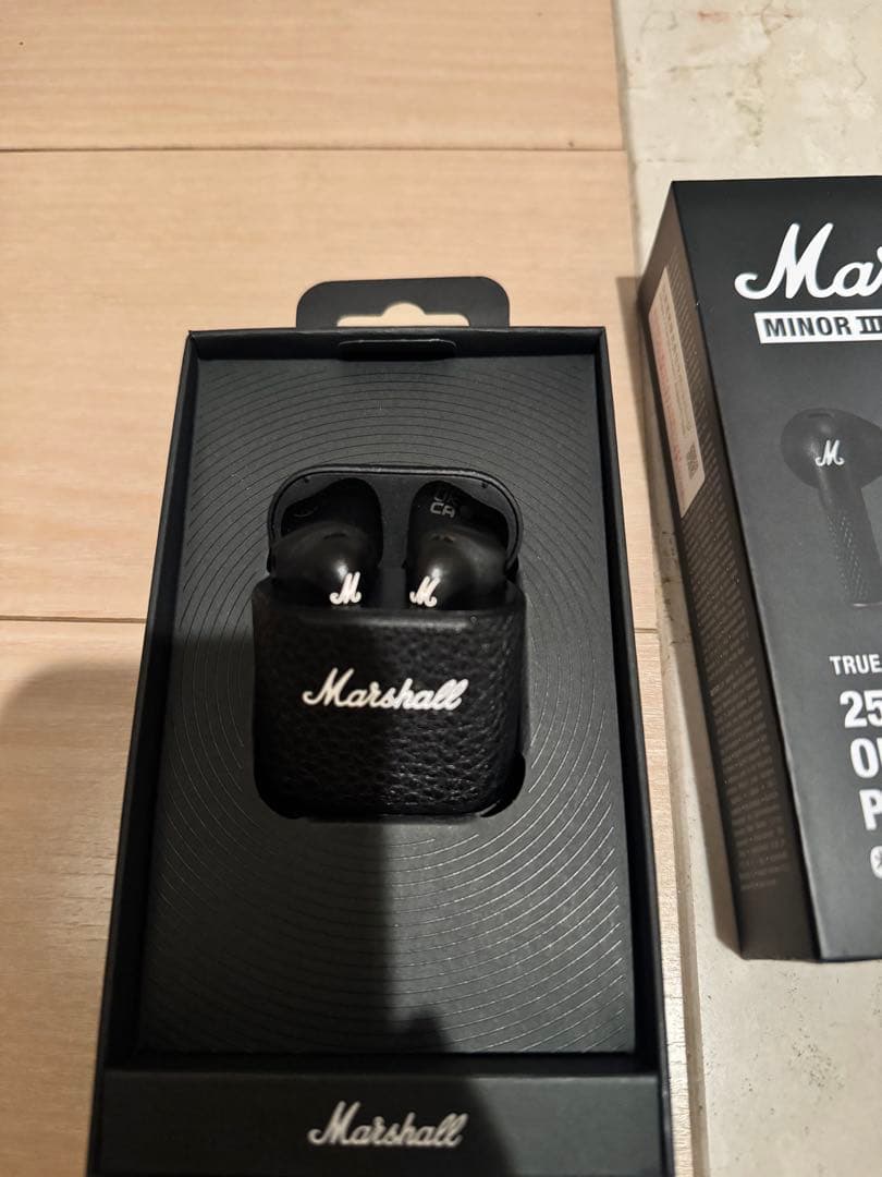 Marshall Minor III ブラック ワイヤレスヘッドホン