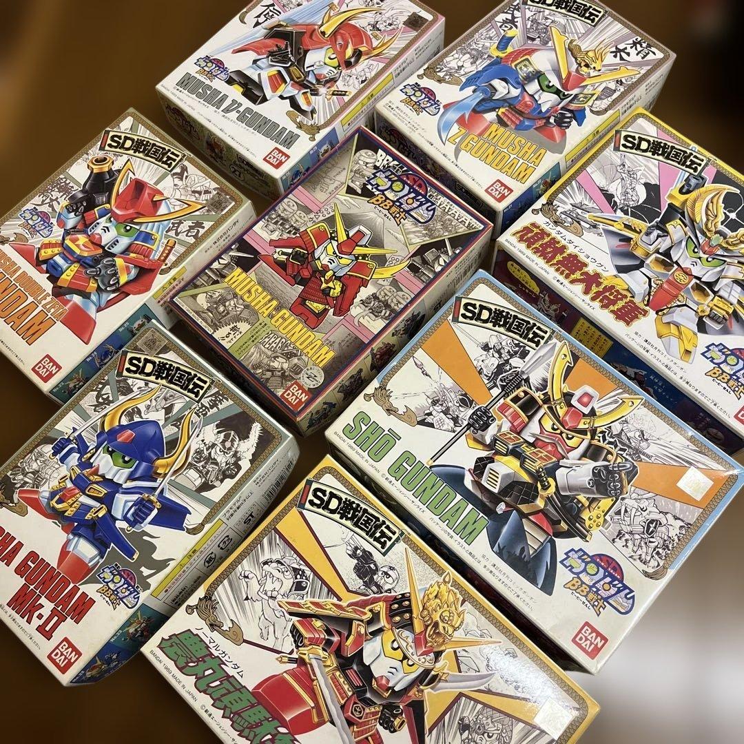 【最終】バンダイ SD戦国伝　BB戦士 武者5人衆＋頑駄無大将軍他8体セット