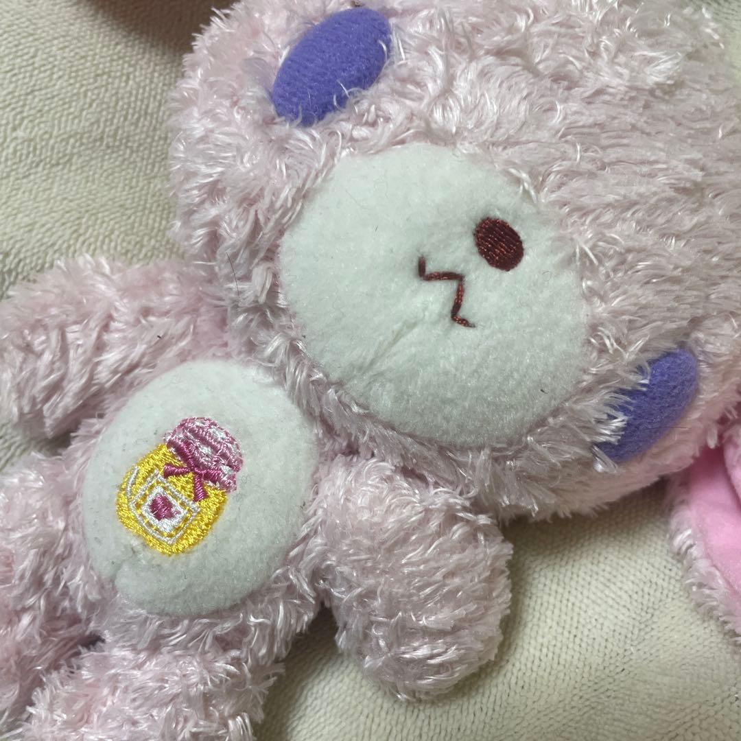 サンリオ シュガーバニーズ ぬいぐるみ　ストロベリーうさ 刺繍