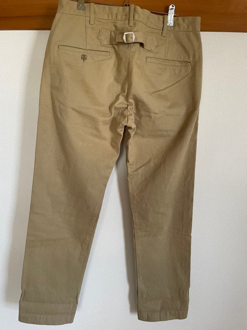 BONCOURAチノパン　チノトラウザー　シンチバック　W31