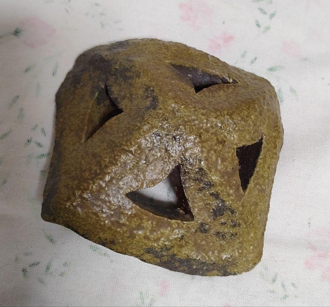 ◇陶芸美術　今野春雄 備前焼 ランプシェード オブジェ 40cm高