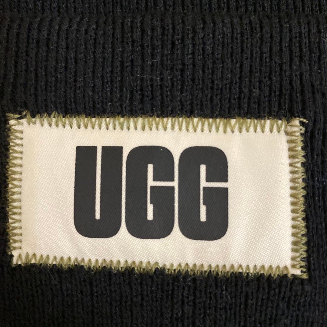 新品、未使用！！UGG ブラック ニット帽　ビーニー