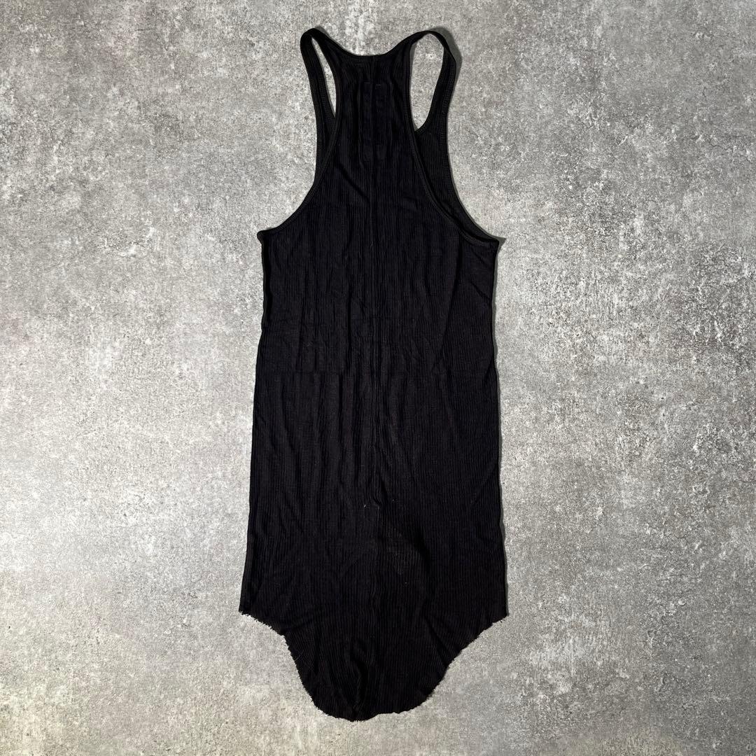 Rick Owens リブタンク　タンクトップ　レーヨン　シルク【42】正規品
