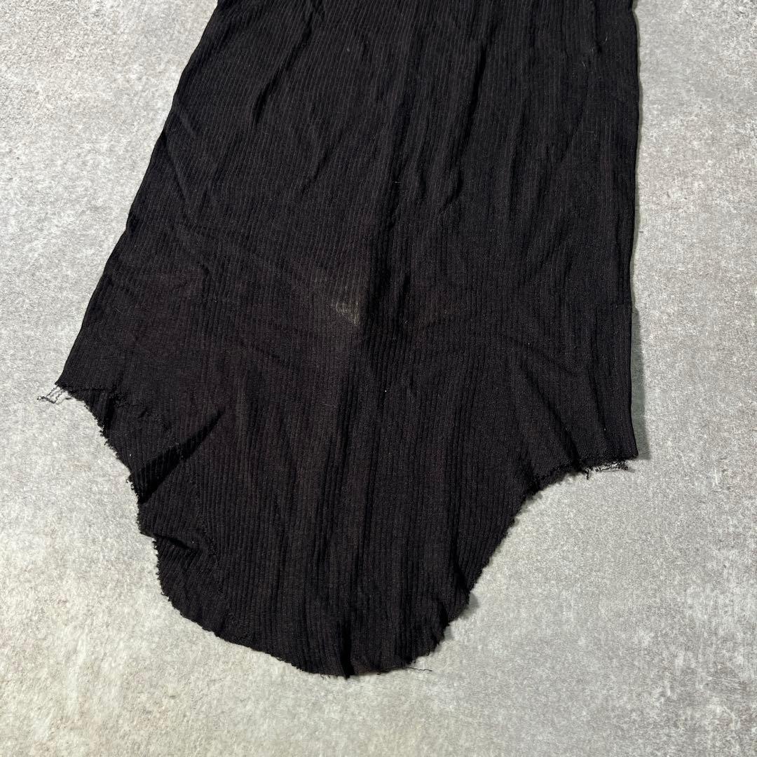 Rick Owens リブタンク　タンクトップ　レーヨン　シルク【42】正規品