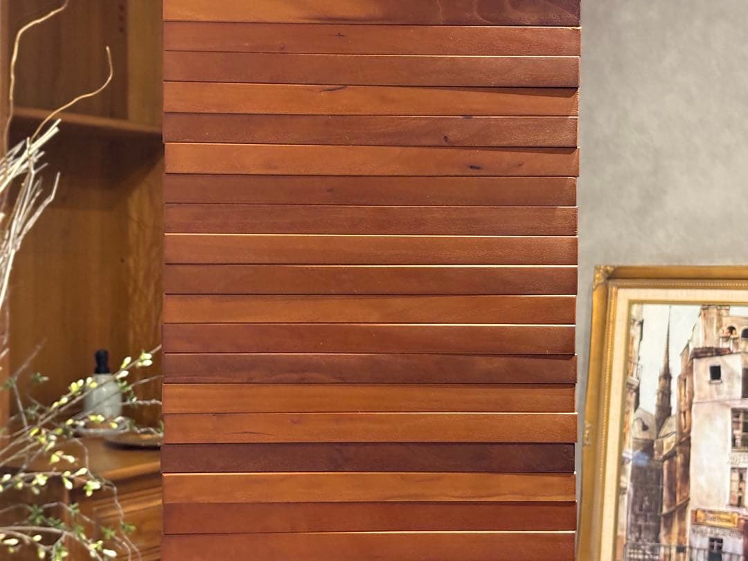 ② Jonny B 回転式CDラック　コレクションケース　ウォールナット　RZ