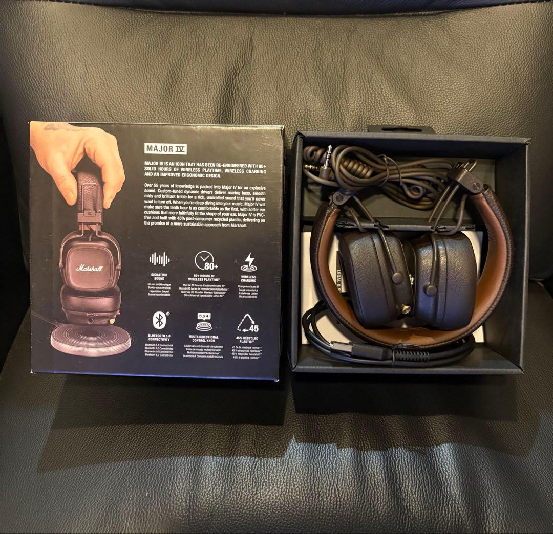 【Marshall】ヘッドホン　ブラウン