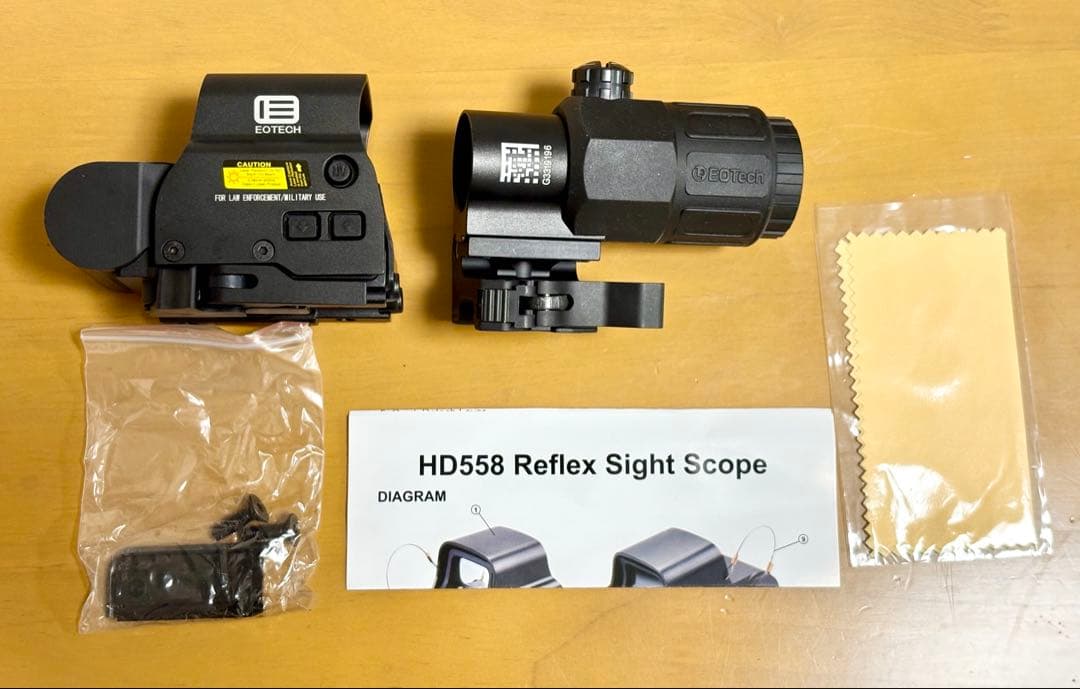 EOTech 558 マグニファイア G33 レプリカ セット QD対応