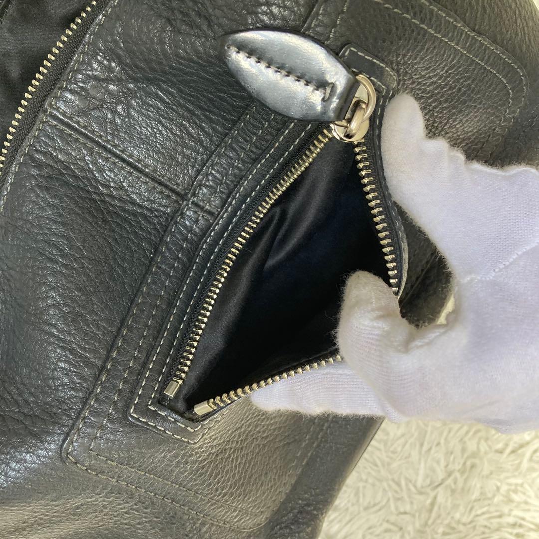 バッグ vintage coach old soho half moon black