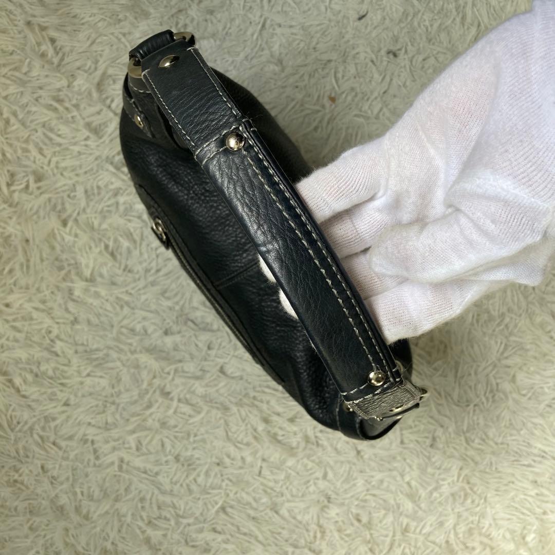 バッグ vintage coach old soho half moon black