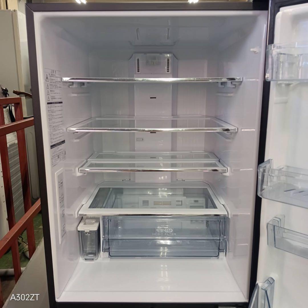 448 AQUA 大型冷蔵庫 415L 400L強 小型 家庭用 自動製氷