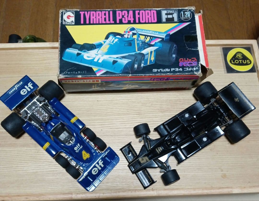 【 永大グリップ 】 1/20 タイレルP34 ロータス78 ミニカー エイダイ
