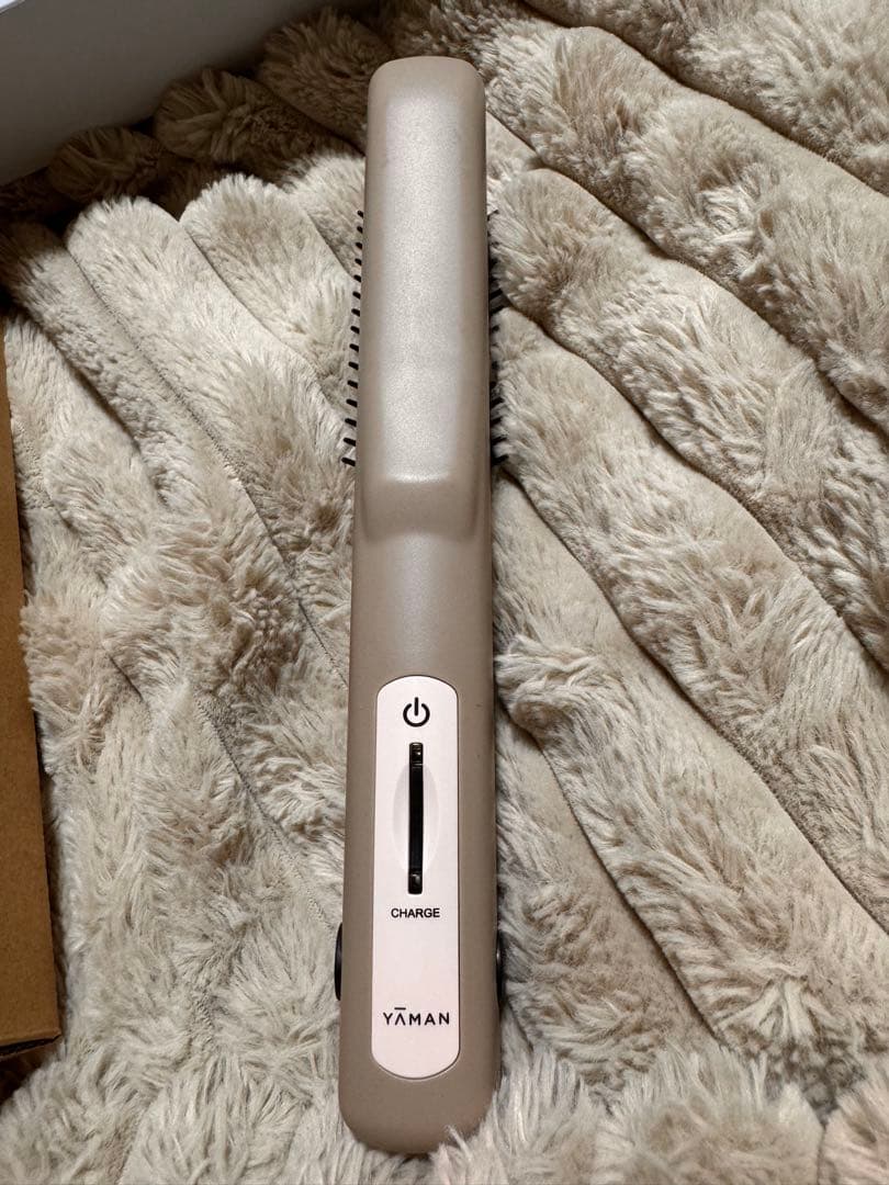 ままくま様　ヤーマン 超音波ヘアアイロン シャインプロHC21 グレージュ