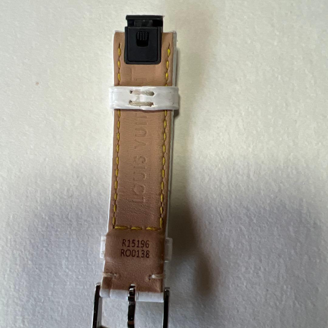 ルイヴィトン　時計ベルト　Sサイズ　アリゲーター　ホワイト