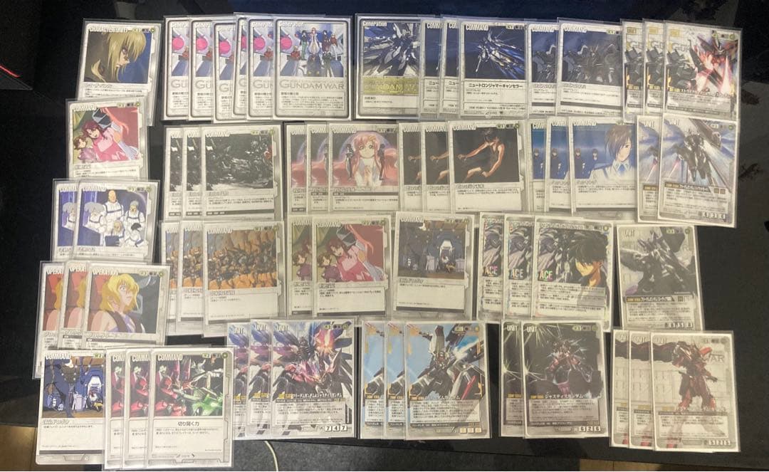 ガンダムウォー 白重　フリーダム　デッキ　パーツ